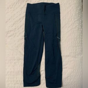 Lululemon Blue Crop Leggings